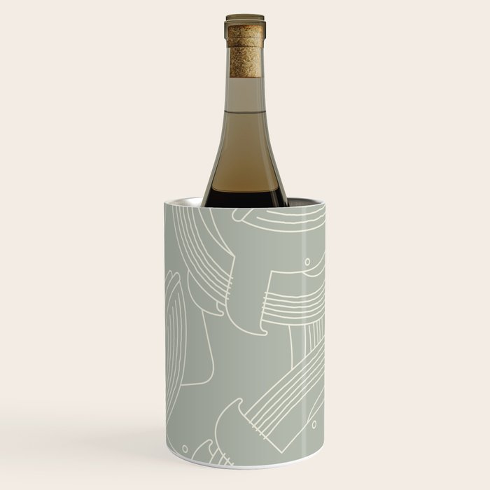 Minimalist Blue Whale Wine Chiller Gallery Image 2