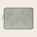 Minimalist Blue Whale Laptop Sleeve Gallery Image 1