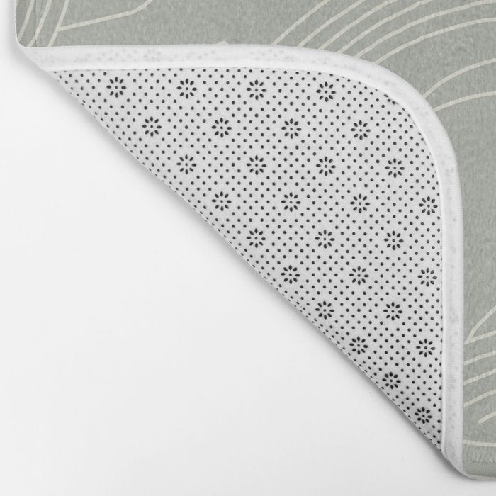 Minimalist Blue Whale Bath Mat Gallery Image 2