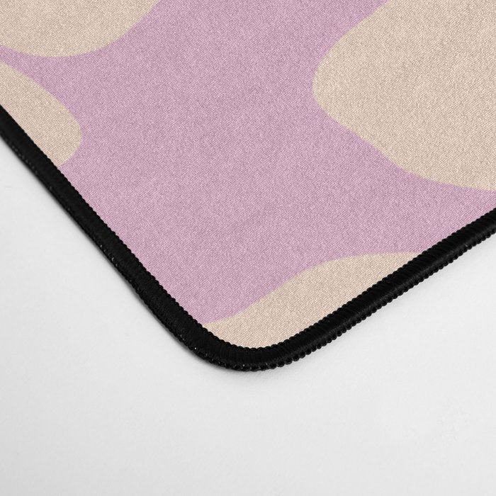 Daisies - Cream and pink Desk Mat Gallery Image 4