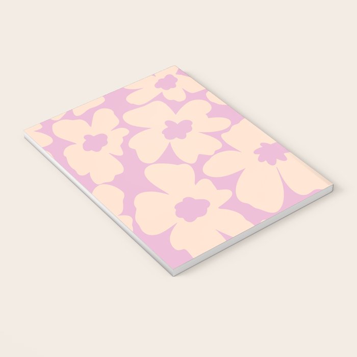 Daisies - Cream and pink Notebook Gallery Image 3