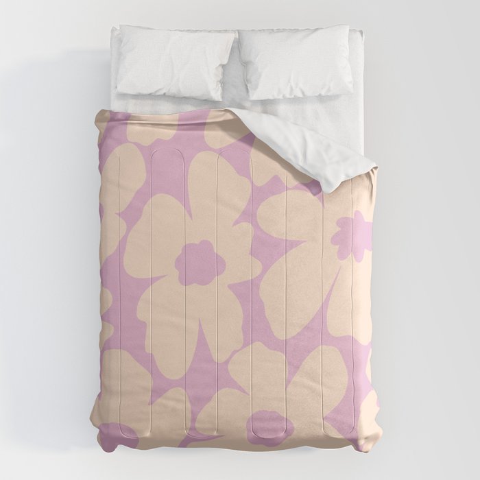 Daisies - Cream and pink Comforter Gallery Image 6