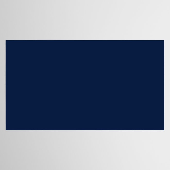 Nautical Navy Blue Solid Color Tablecloth Gallery Image 2