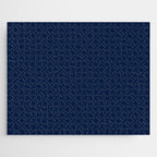 Nautical Navy Blue Solid Color Jigsaw Puzzle Gallery Image 1
