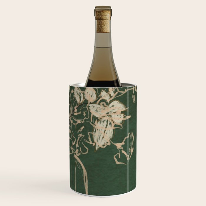 Minimalist Flowers In A Vase Wine Chiller Gallery Image 3