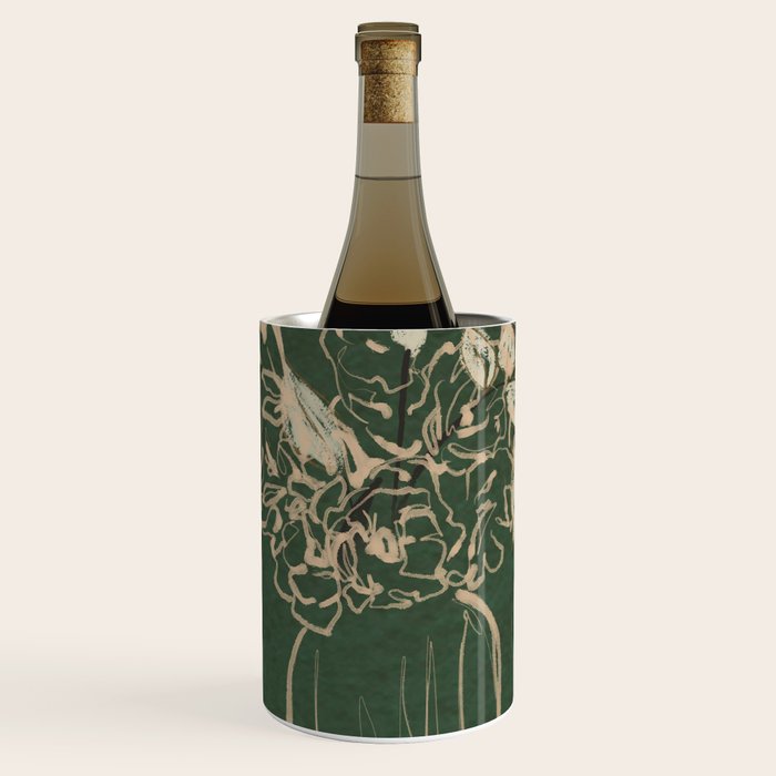 Minimalist Flowers In A Vase Wine Chiller Gallery Image 1