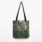 Minimalist Flowers In A Vase Tote Bag Gallery Image 2