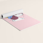 Spaniel with Fruit Hat Dog Illustration Yoga Mat Gallery Image 2