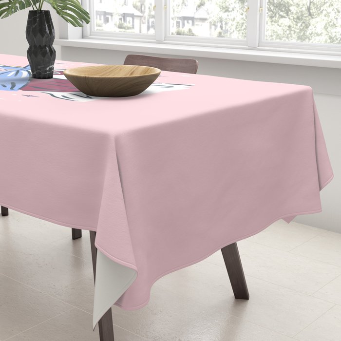 Spaniel with Fruit Hat Dog Illustration Tablecloth Gallery Image 3