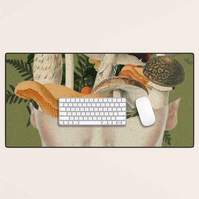 Mushroom Lady 9 Desk Mat Gallery Image 1