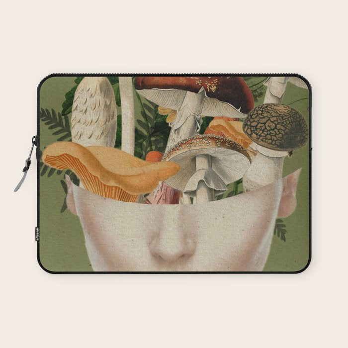 Mushroom Lady 9 Laptop Sleeve Gallery Image 1