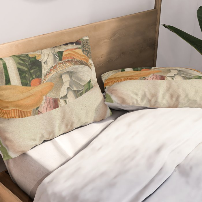 Mushroom Lady 9 Pillow Sham Gallery Image 2