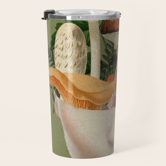 Mushroom Lady 9 Travel Mug Gallery Image 3