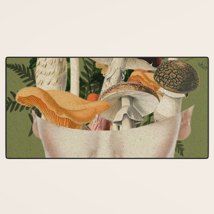 Mushroom Lady 9 Desk Mat Gallery Image 3