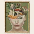 Mushroom Lady 9 Serving Tray Gallery Image 1