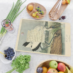 Bird Divinations: Wood Ibis (about: almanacofbirds.org) Cutting Board Gallery Image 2