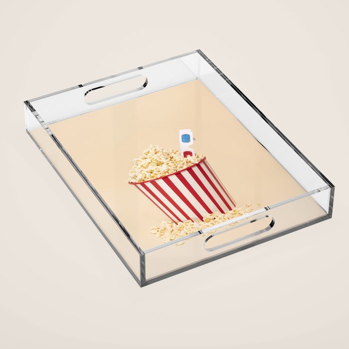 3D movie time Acrylic Tray