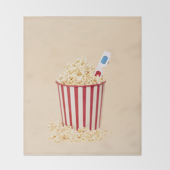 3D movie time Throw Blanket Gallery Image 2