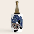 Authentic Aboriginal Art - Sea Turtles 2 Wine Chiller Gallery Image 3
