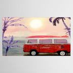 Beach Van Tablecloth Gallery Image 2