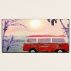 Beach Van Desk Mat Gallery Image 3