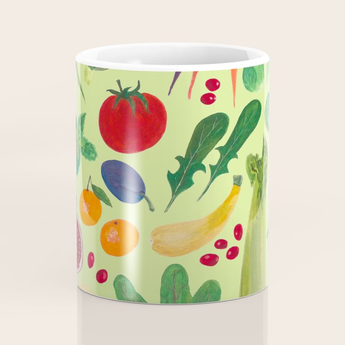 Fruits and Veggies Coffee Mug Gallery Image 4