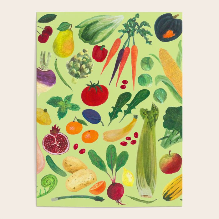 Fruits and Veggies Poster Gallery Image 4