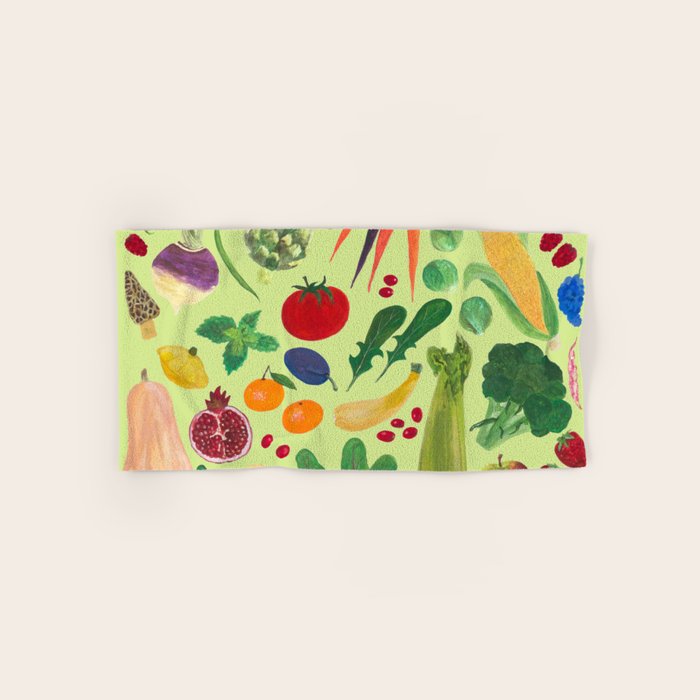 Fruits and Veggies Bath Towel Gallery Image 1