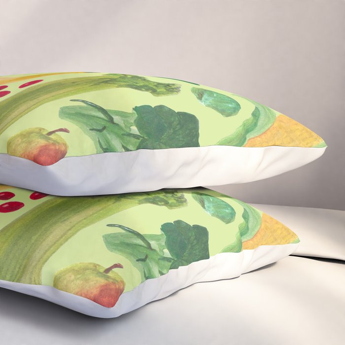 Fruits and Veggies Pillow Sham Gallery Image 3