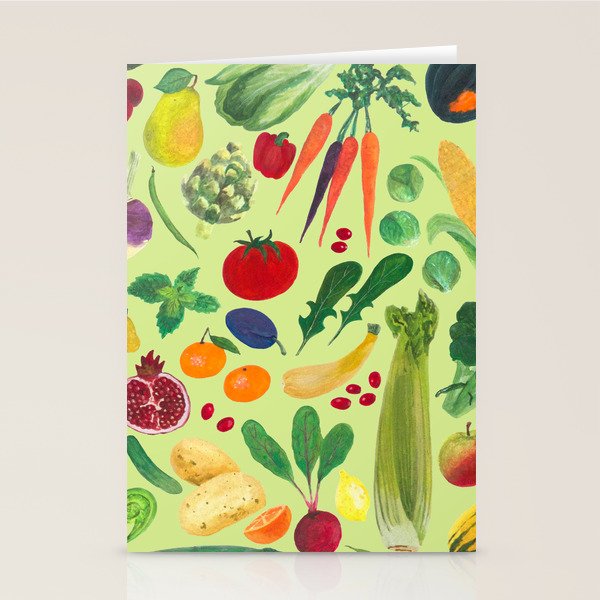 Fruits and Veggies Stationery Card Gallery Image 2