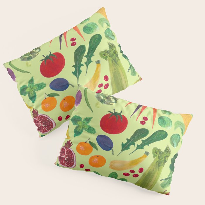 Fruits and Veggies Pillow Sham Gallery Image 3