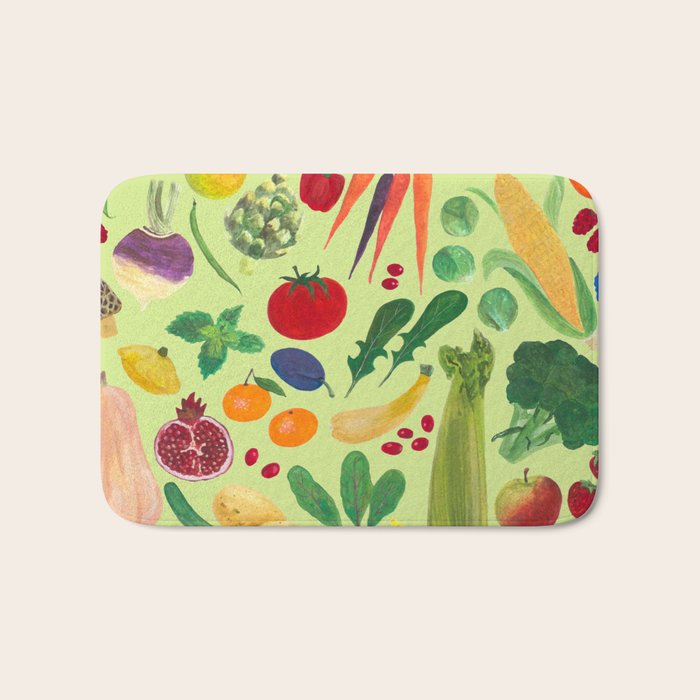 Fruits and Veggies Bath Mat Gallery Image 1