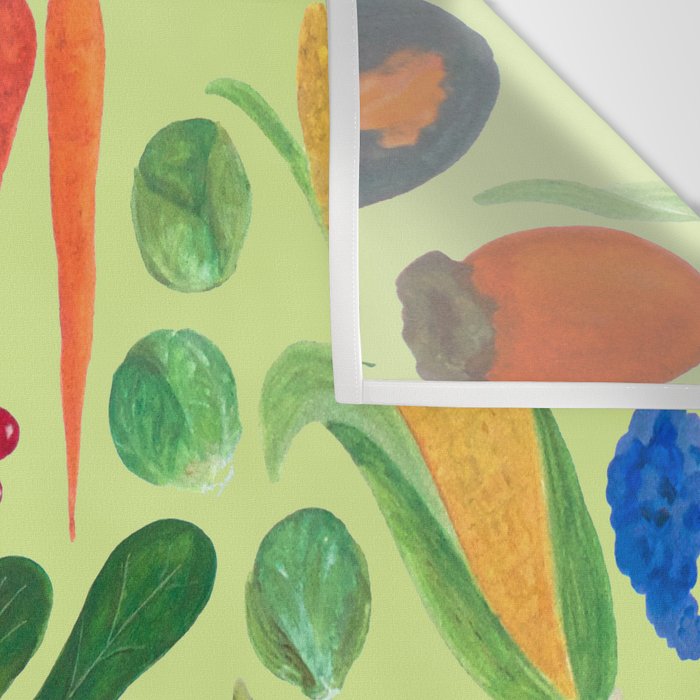 Fruits and Veggies Wall Tapestry Gallery Image 3