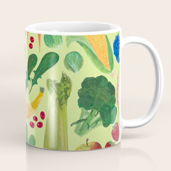 Fruits and Veggies Coffee Mug Gallery Image 1