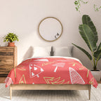 Christmas pine tree doodle art pattern Comforter Gallery Image 3