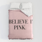 audrey hepburn pink quote Duvet Cover Gallery Image 6