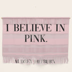 audrey hepburn pink quote Wall Hanging Gallery Image 1