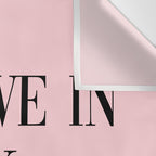 audrey hepburn pink quote Wall Tapestry Gallery Image 3