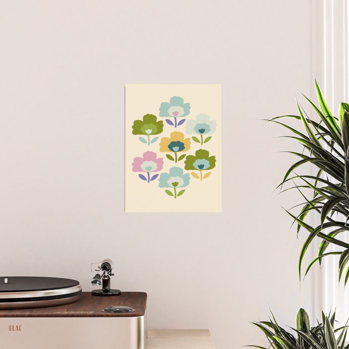 Scandinavian Floral  Poster Gallery Image 2