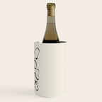 Abstract line frenchie Wine Chiller Gallery Image 3