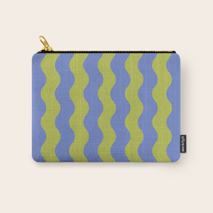 Striped Waves Retro Surf Carry All Pouch Gallery Image 1