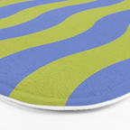 Striped Waves Retro Surf Bath Mat Gallery Image 3