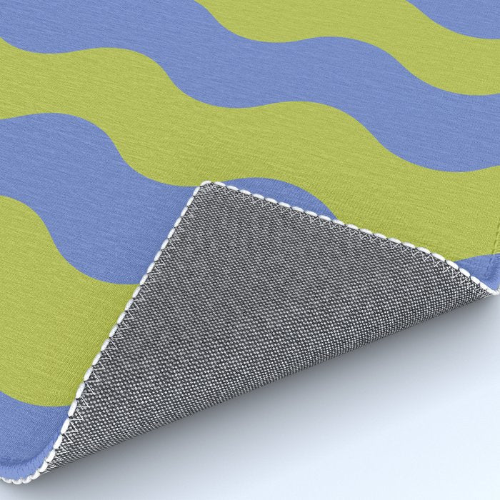 Striped Waves Retro Surf Rug Gallery Image 4