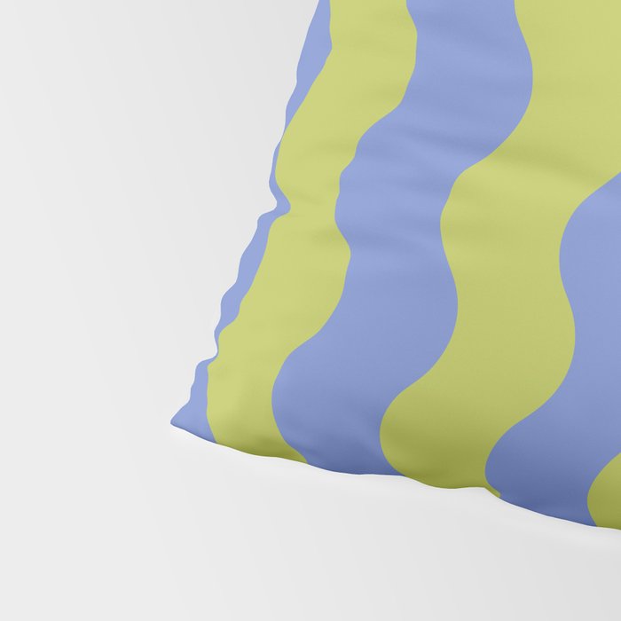 Striped Waves Retro Surf Pillow Sham Gallery Image 4
