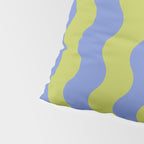 Striped Waves Retro Surf Pillow Sham Gallery Image 4