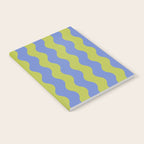 Striped Waves Retro Surf Notebook Gallery Image 2