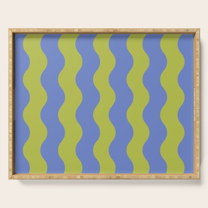 Striped Waves Retro Surf Serving Tray Gallery Image 1