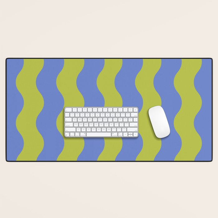Striped Waves Retro Surf Desk Mat Gallery Image 1