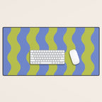 Striped Waves Retro Surf Desk Mat Gallery Image 1