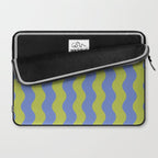Striped Waves Retro Surf Laptop Sleeve Gallery Image 2